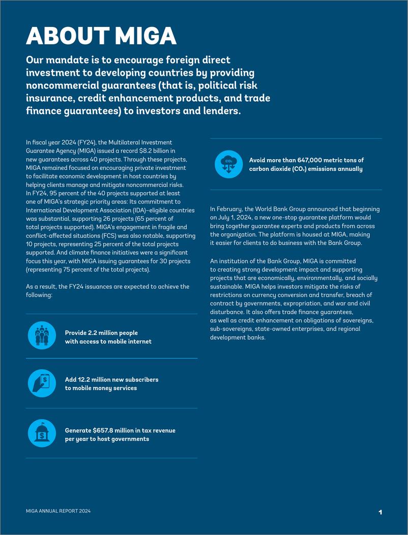 《MIGA 2024年度报告（英）-62页》 - 第4页预览图