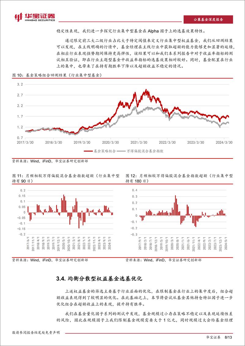 《华宝证券-基金量化因子探析-四-_寻找基金中的_ Alpha 捕手__构建股基增强基金组合》 - 第8页预览图