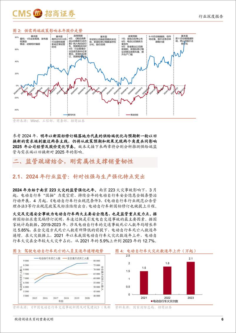 《两轮车行业更新报告：展望2025，以旧换新与格局优化共振，看好龙头景气向上-241216-招商证券-18页》 - 第6页预览图