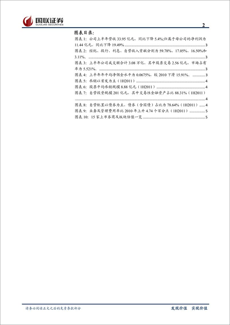 《华泰证券（国联证券）-公司调研-佣金利润率双降,两融业绩释放明显-110806》 - 第2页预览图