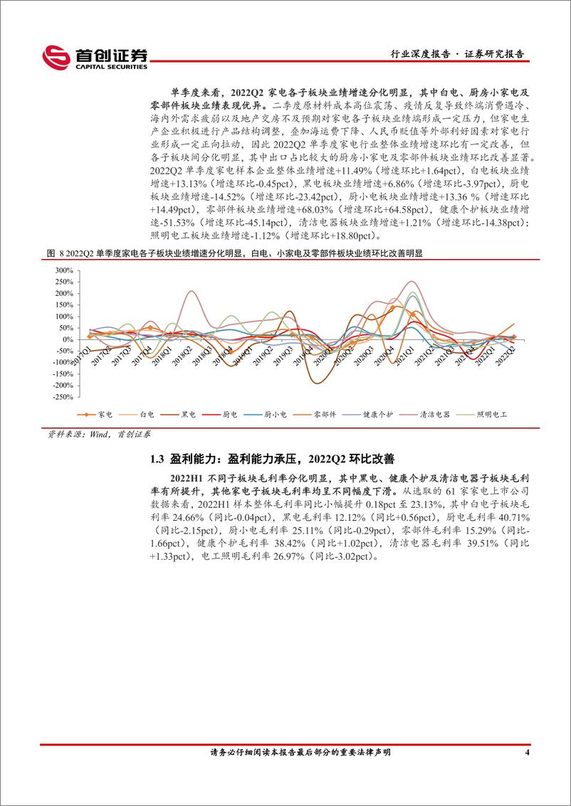 《首创证券：家用电器行业深度报告：成本压力逐步缓解，把握确定性&关注新成长》 - 第8页预览图