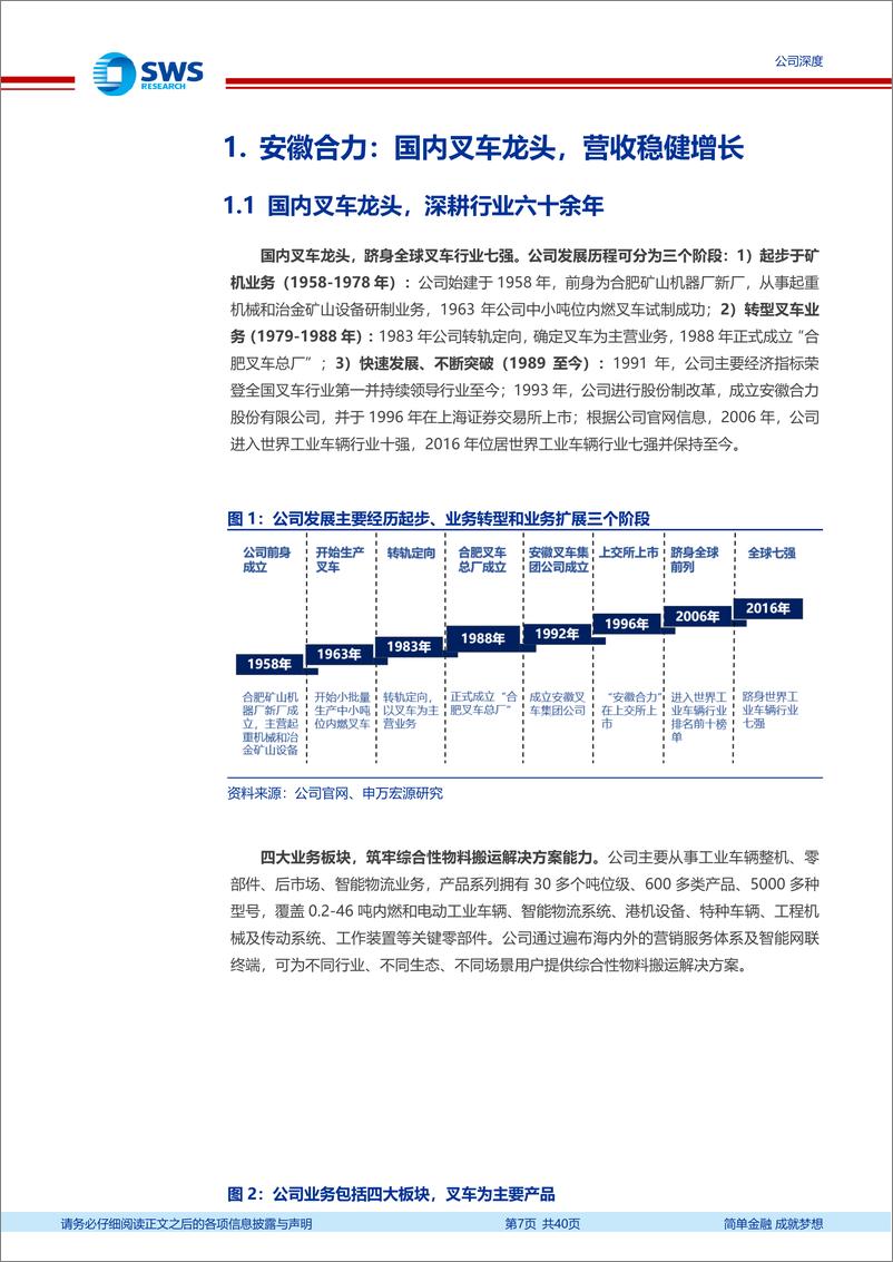 《安徽合力(600761)乘电动化之风，踏全球化浪潮-240626-申万宏源-40页》 - 第7页预览图