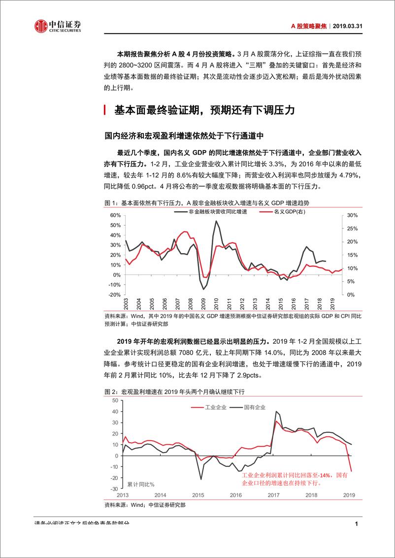 《A股策略聚焦：4月将出现第二轮上涨的最佳买点-20190331-中信证券-20页》 - 第5页预览图