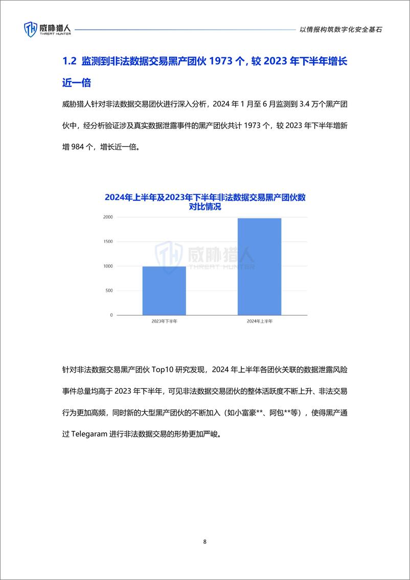 《2024年上半年数据泄露风险态势报告》-36页 - 第8页预览图