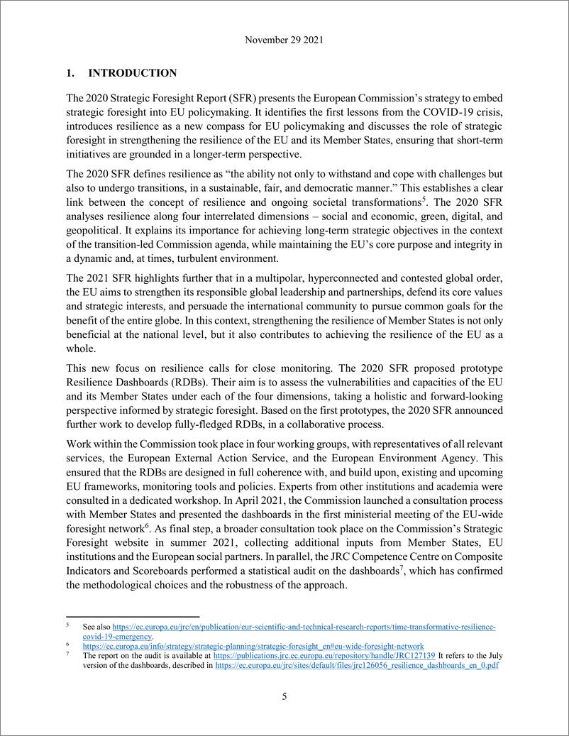 《欧盟社会和经济、绿色、数字、地缘政治弹性报告（英）-40页》 - 第6页预览图