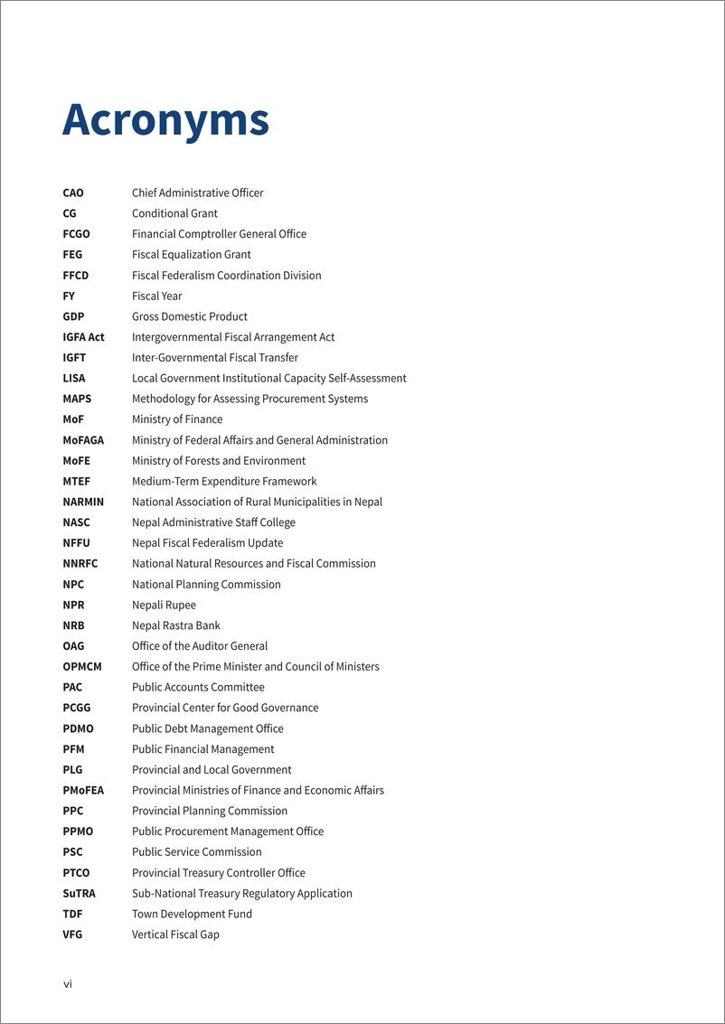 《世界银行-尼泊尔财政联邦制更新，2024年5月（英）-88页》 - 第8页预览图