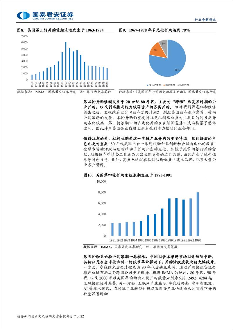 《投资银行业与经纪业行业券商企业业务专题报告(一)：产业并购浪潮来临，企业服务模式有望迭代-250111-国泰君安-22页》 - 第7页预览图