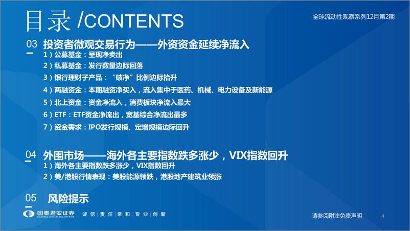 《全球流动性观察系列12月第2期：外资持续增配中国蓝筹-20221213-国泰君安-56页》 - 第5页预览图