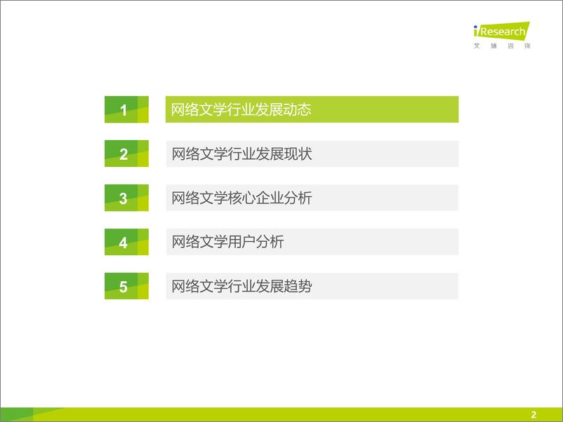 《2016年中国网络文学行业研究报告》 - 第2页预览图