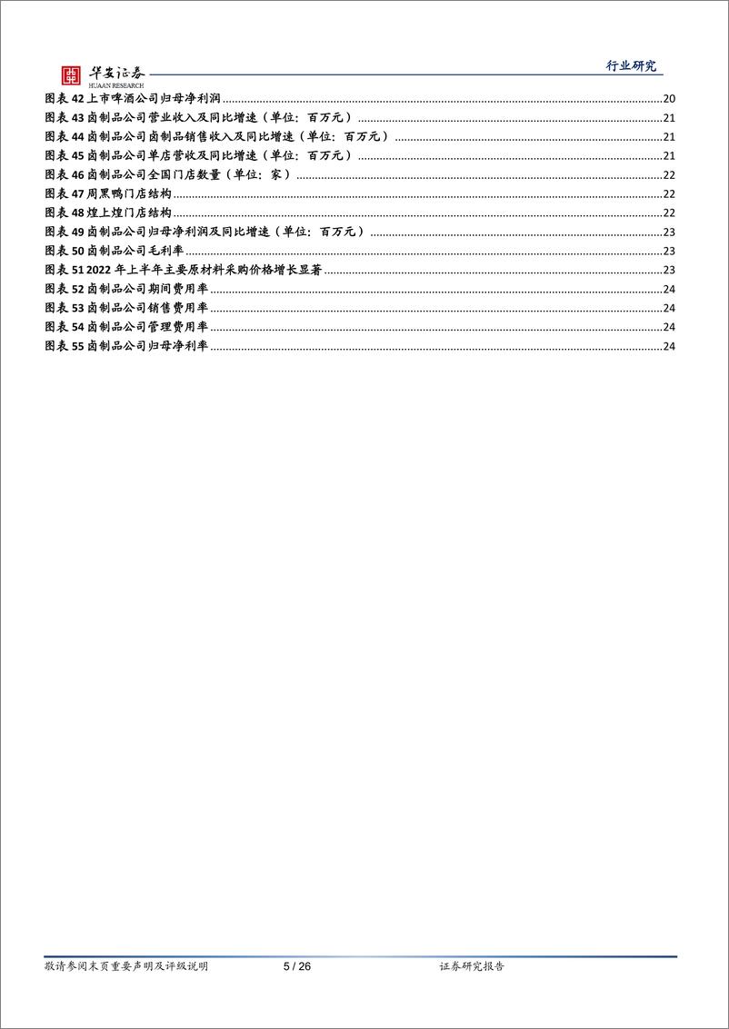 《食品饮料行业专题：至暗时刻已过，静待盈利改善-20220925-华安证券-26页》 - 第6页预览图