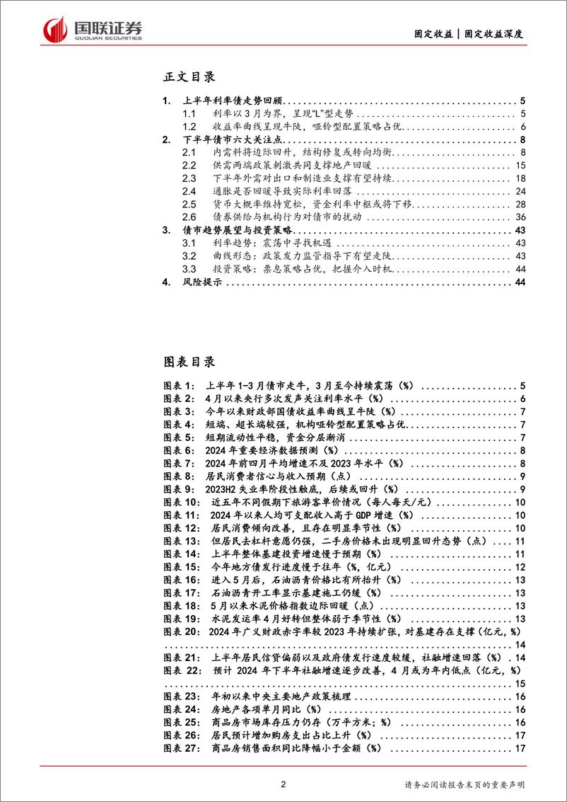 《2024年利率债中期投资策略：精耕细作，静水流深-240614-国联证券-45页》 - 第2页预览图