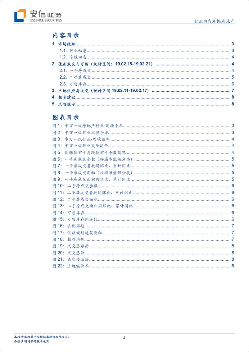 《房地产行业动态分析：情绪升温、一二手成交环升超100%-20190224-安信证券-10页》 - 第3页预览图