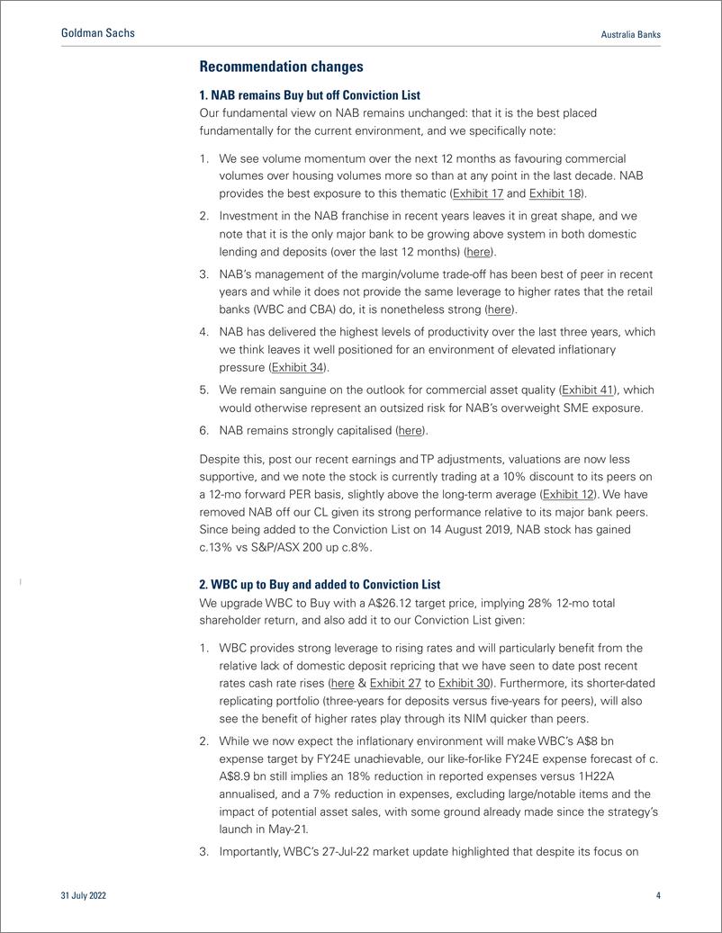 《Australia Bank Deposit pricing to drive upside risk to NIMs; asset quality risks manageable; WBC up to Buy (on CL); BEN up ...(1)》 - 第5页预览图