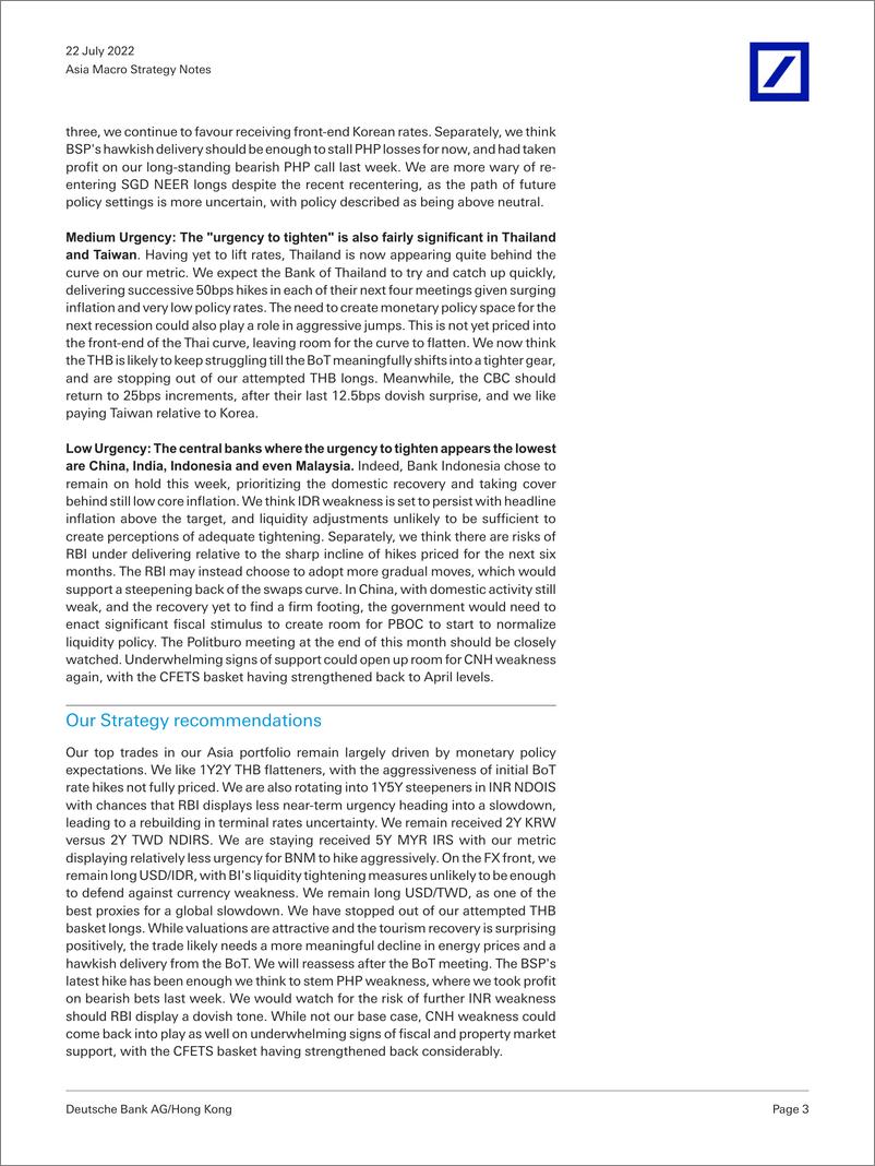 《DB-Asia Macro Strategy Notes In a tight spot》 - 第4页预览图