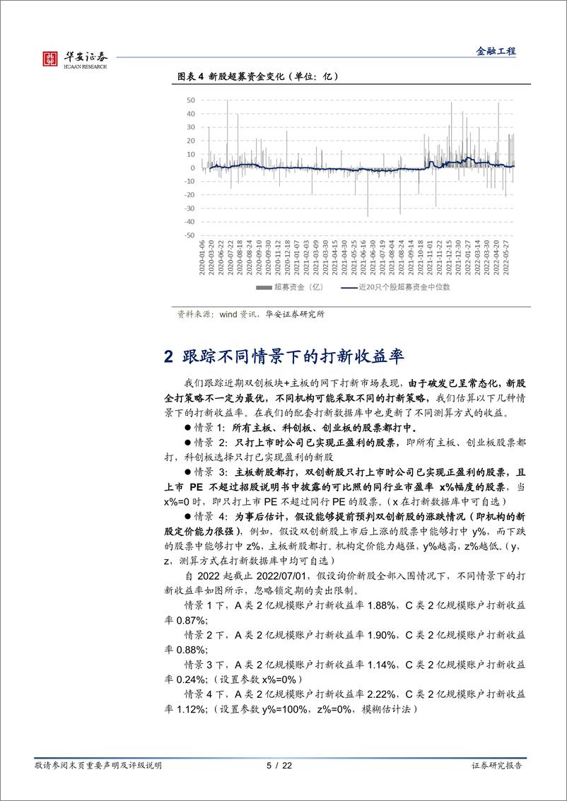 《“打新定期跟踪”系列之八十二：新股首发PE中枢回落，定价趋于理性-20220704-华安证券-22页》 - 第6页预览图