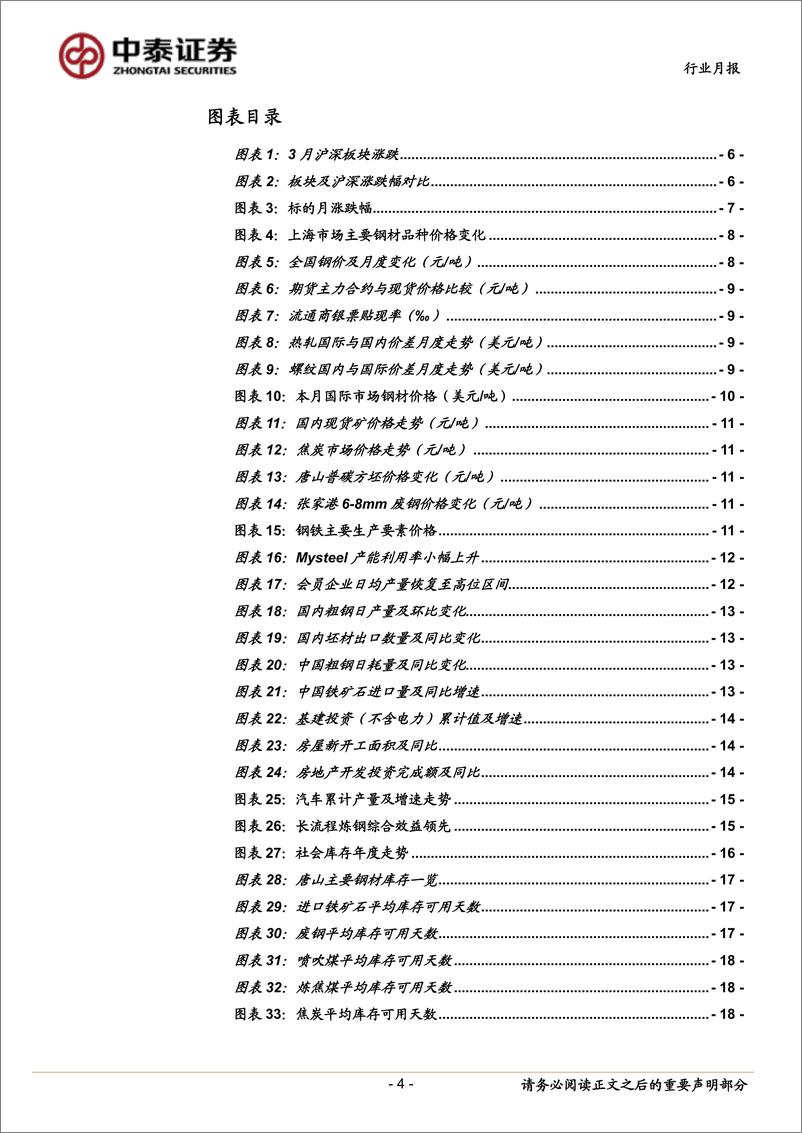 《钢铁行业月度跟踪报告：关注供给边际增量-20190331-中泰证券-22页》 - 第5页预览图