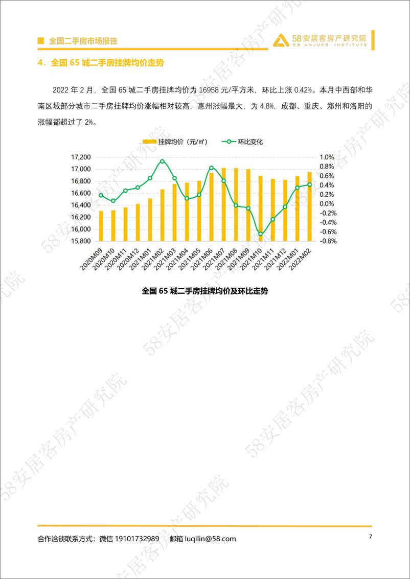 《2022年2月全国二手房市场报告-58安居客-2022.2-22页》 - 第8页预览图