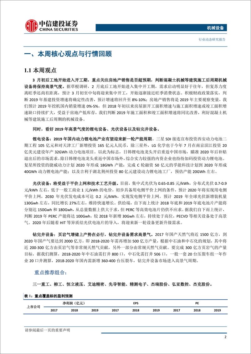 《机械设备行业：看多地产后周期机械装备-20190318-中信建投-12页》 - 第4页预览图