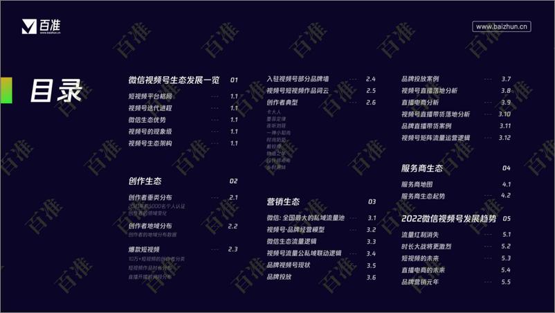 《2022微信视频号生态发展研究报告-百准数据-76页》 - 第4页预览图