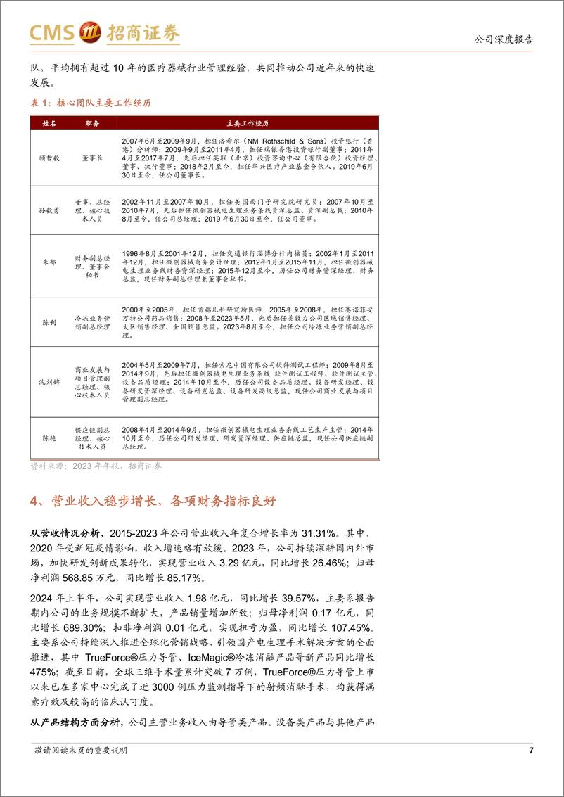 《微电生理(688351)“冰火电”产品矩阵提供电生理一站式解决方案-240825-招商证券-19页》 - 第7页预览图