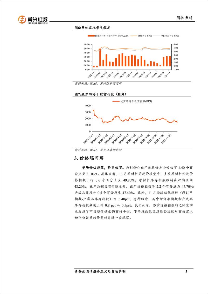 《11月PMI数据点评：市场信心提振，需求回暖-241205-甬兴证券-10页》 - 第5页预览图