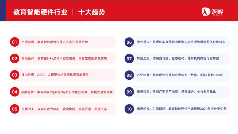 《多鲸：2024教育智能硬件行业发展趋势报告》 - 第8页预览图