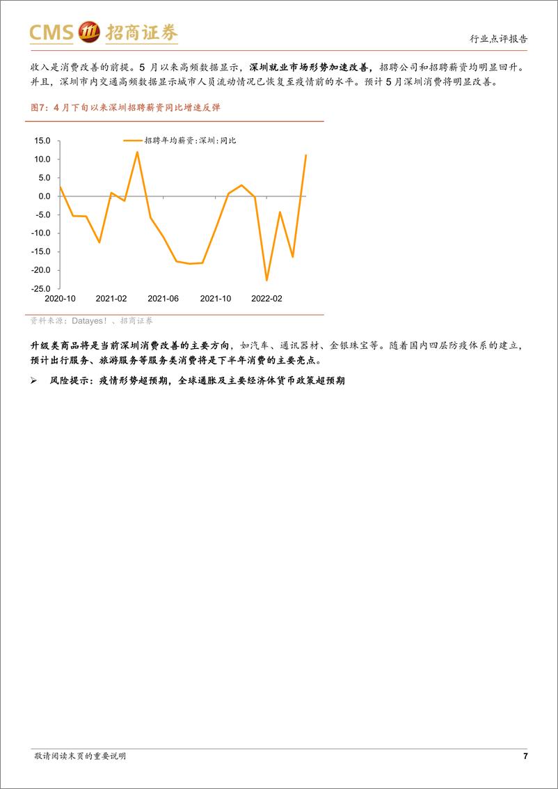 《消费行业新观察：深圳疫后泛消费复苏跟踪专题报告-招商证券》 - 第8页预览图