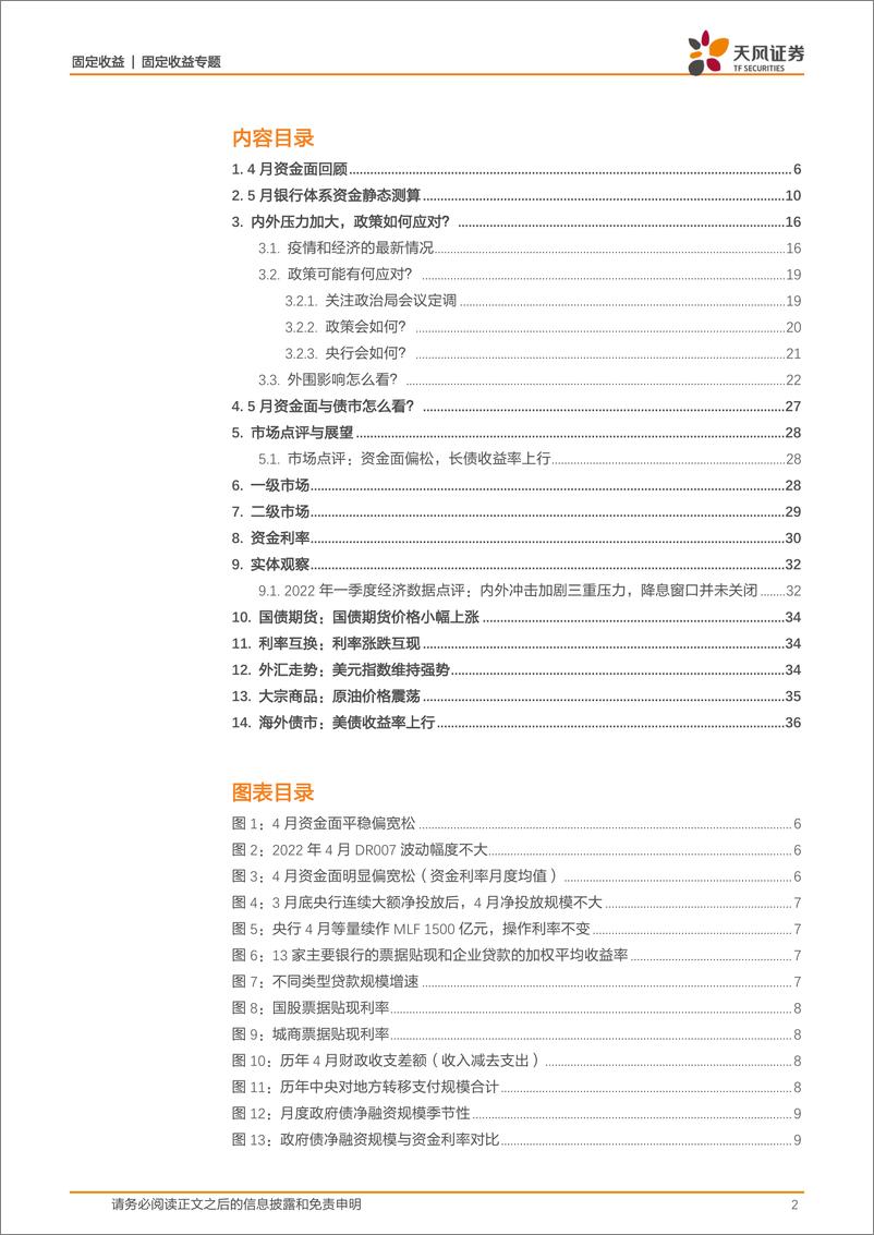 《固定收益专题：5月资金面怎么看？-20220424-天风证券-38页》 - 第3页预览图