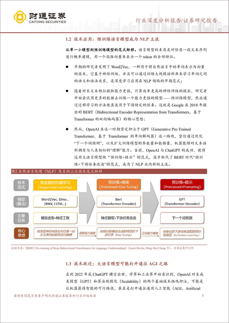 《计算机行业：大语言模型的前世、今生与未来-20230831-财通证券-20页》 - 第6页预览图