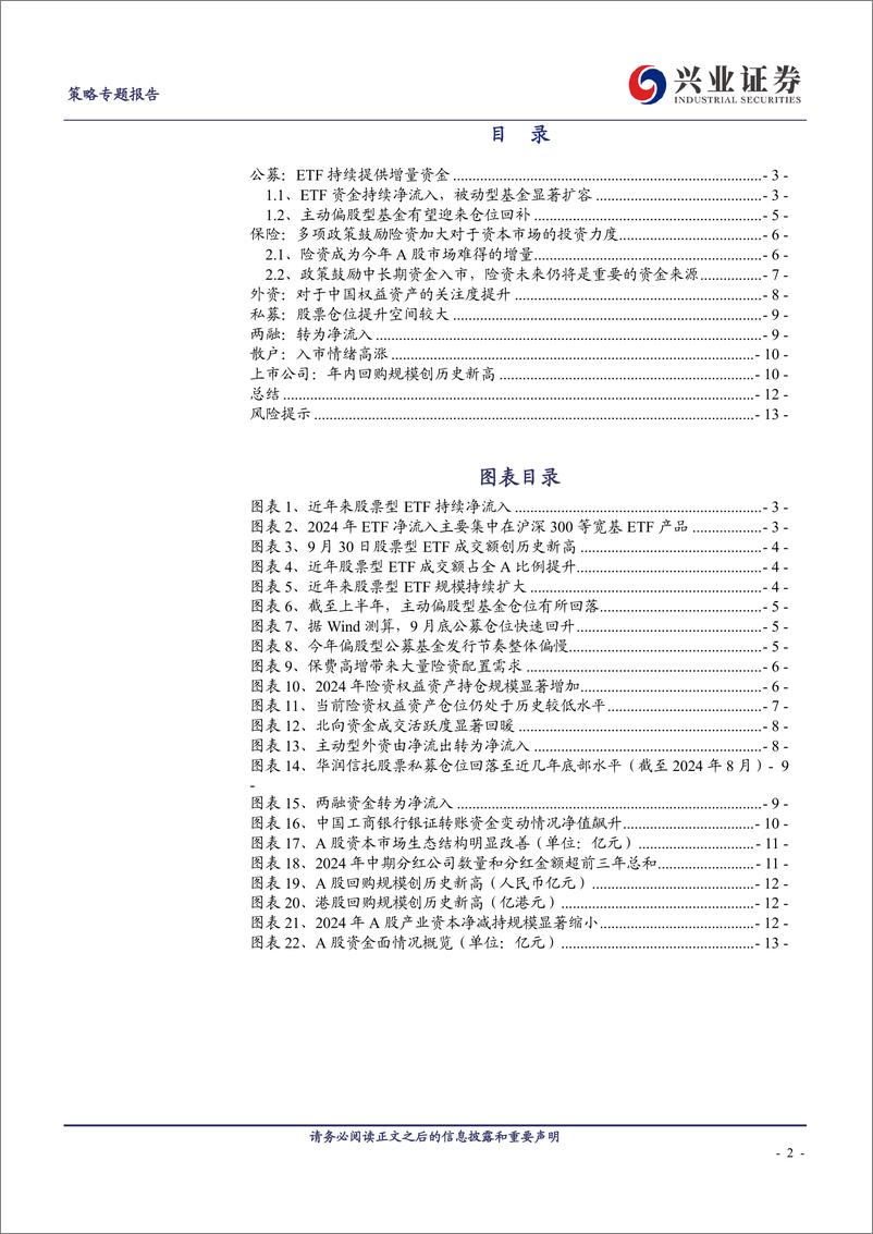 《未来还有多少增量资金？-241007-兴业证券-14页》 - 第2页预览图