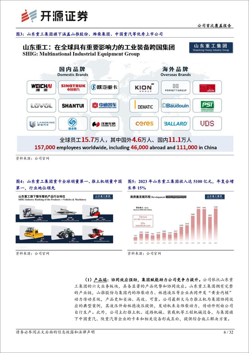 《山推股份(000680)公司首次覆盖报告：土方机械王者归来，双重曲线助力腾飞-241202-开源证券-32页》 - 第7页预览图