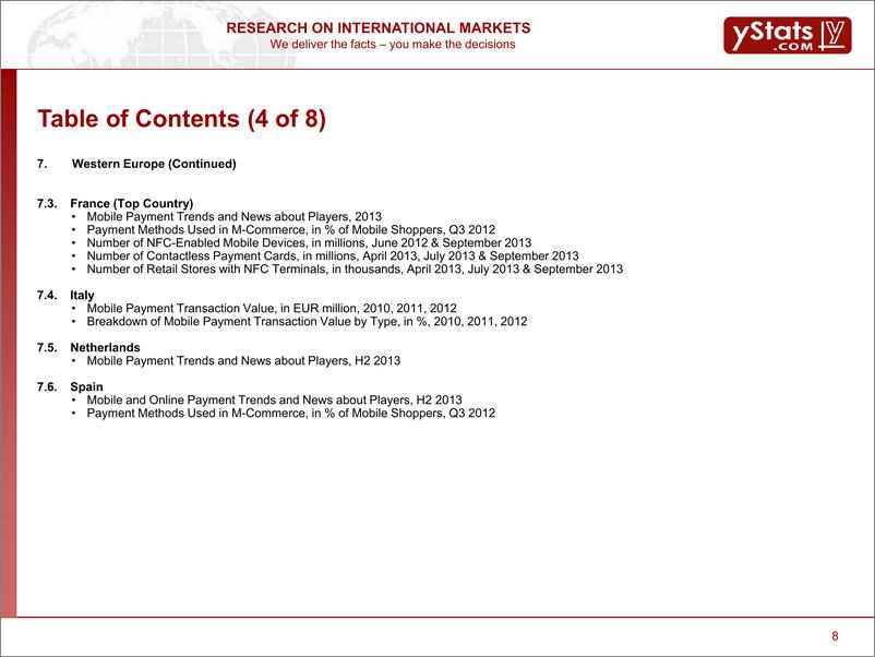 《GLOBAL MOBILE PAYMENT METHODS 2013》 - 第8页预览图