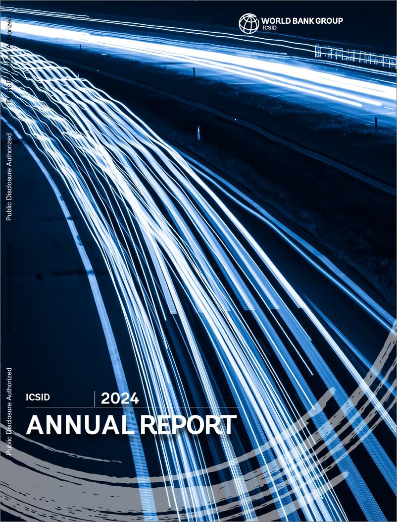 《世界银行-国际投资争端解决中心（ICSID）2024年年度报告（英）-37页》 - 第1页预览图