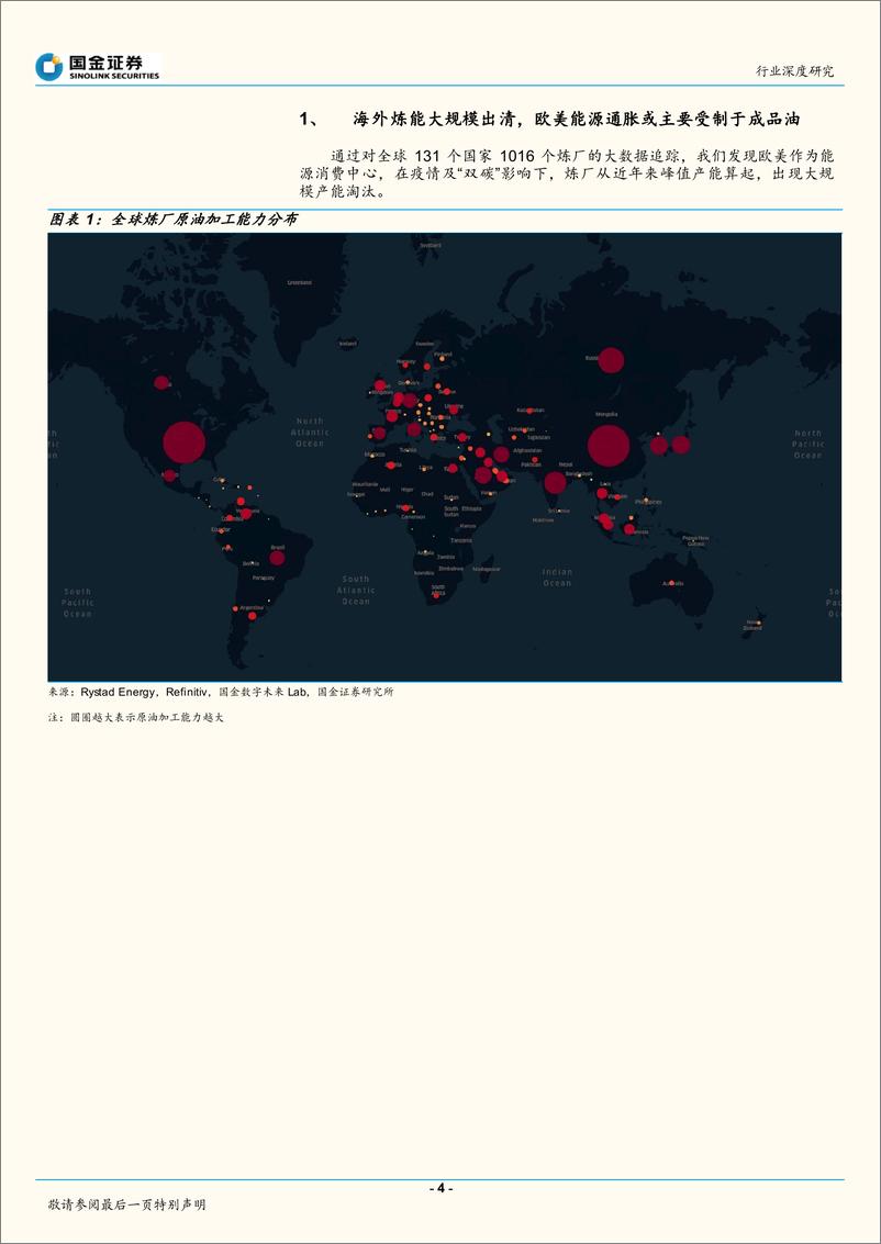 《石油化工行业深度研究：炼厂，下一个煤矿！-20220708-国金证券-25页》 - 第5页预览图