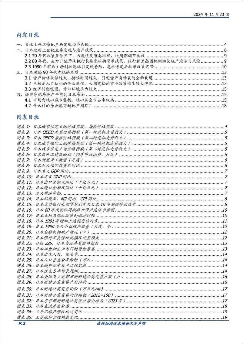 《房地产行业地产大变局系列四：日本两轮地产危机复盘，为何90年代烈度远超70年代？什么房企能穿越牛熊？-241123-国盛证券-25页》 - 第2页预览图