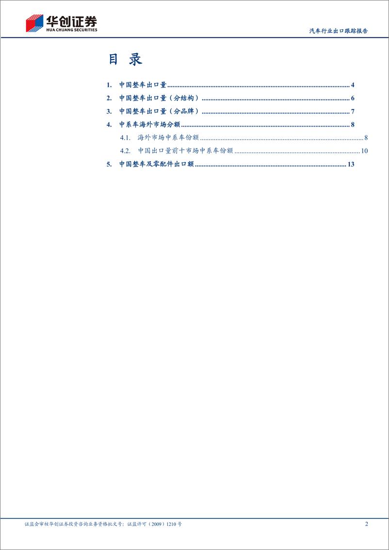 《汽车行业出口跟踪报告：1-5M24出口同比%2b31%25，新能源占23%25-240705-华创证券-16页》 - 第2页预览图