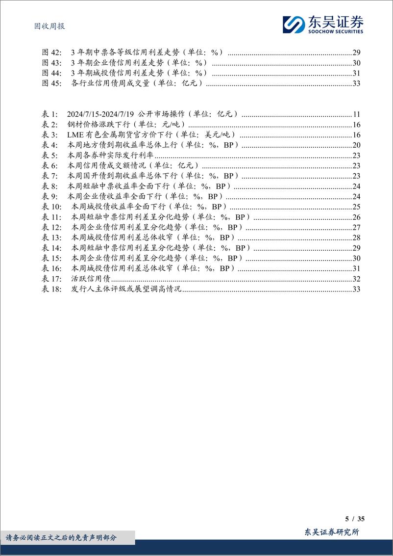 《固收：央行加大公开市场净投放与降息间的联系-240721-东吴证券-35页》 - 第5页预览图