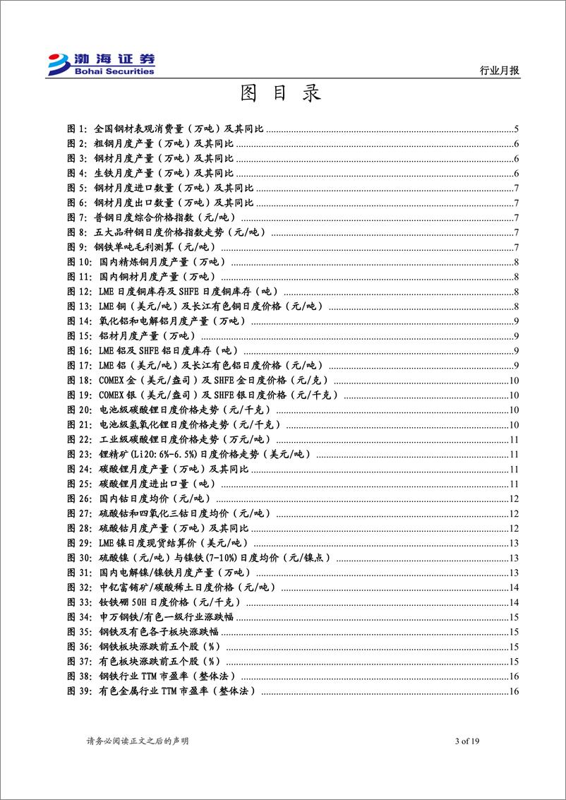 《金属行业12月月报：12月仍处需求淡季，关注国内重要会议-241203-渤海证券-19页》 - 第4页预览图