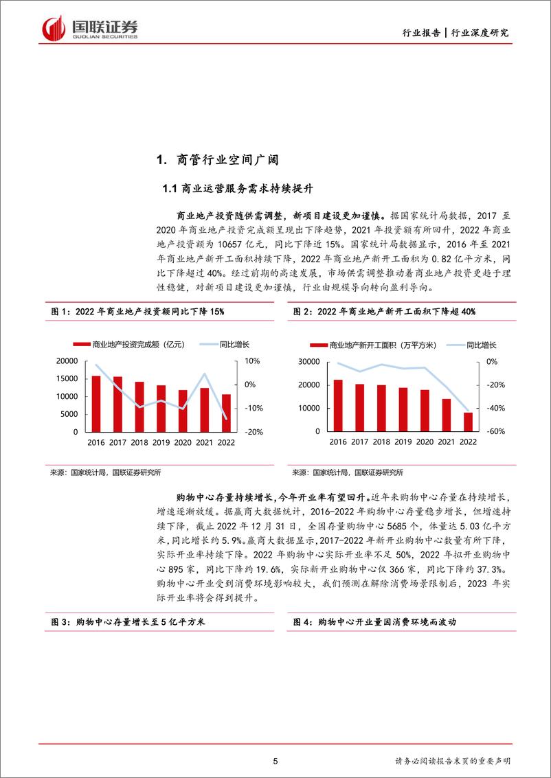 《房地产行业深度研究：商管市场持续扩大，龙头企业经营提效-20230728-国联证券-25页》 - 第6页预览图