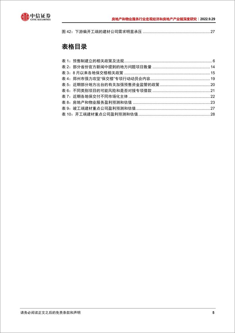 《房地产和物业服务行业宏观经济和房地产产业链深度研究：保交付循序渐进，稳信心多方努力-20220929-中信证券-32页》 - 第6页预览图