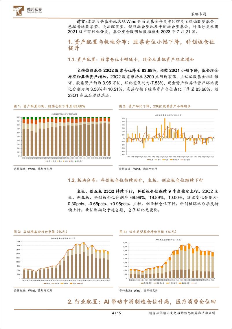 《主动偏股基金23Q2重仓股配置分析：风格切换的微观结构-20230723-德邦证券-15页》 - 第5页预览图