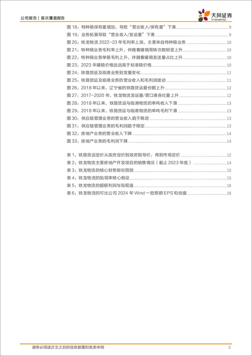 《铁龙物流(600125)铁路市场化改革，特种箱业务高增长-240805-天风证券-18页》 - 第3页预览图