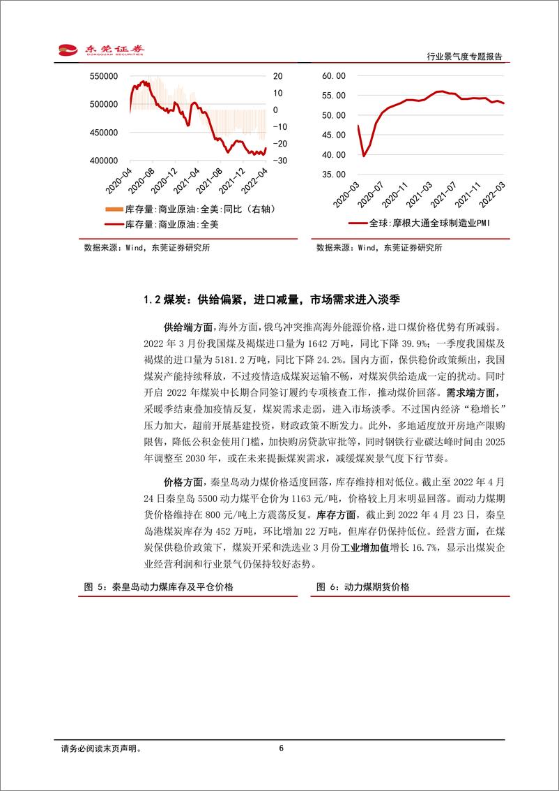 《行业景气跟踪报告之一：原料价格高企，制造业政策助力，消费较为低迷-20220426-东莞证券-36页》 - 第7页预览图