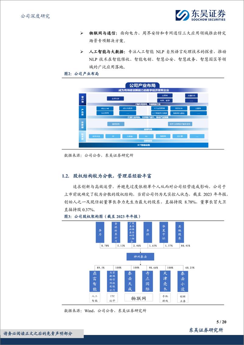 《神州泰岳(300002)SLG出海龙头流水攀升，计算机业务AI拓增量-240701-东吴证券-20页》 - 第5页预览图