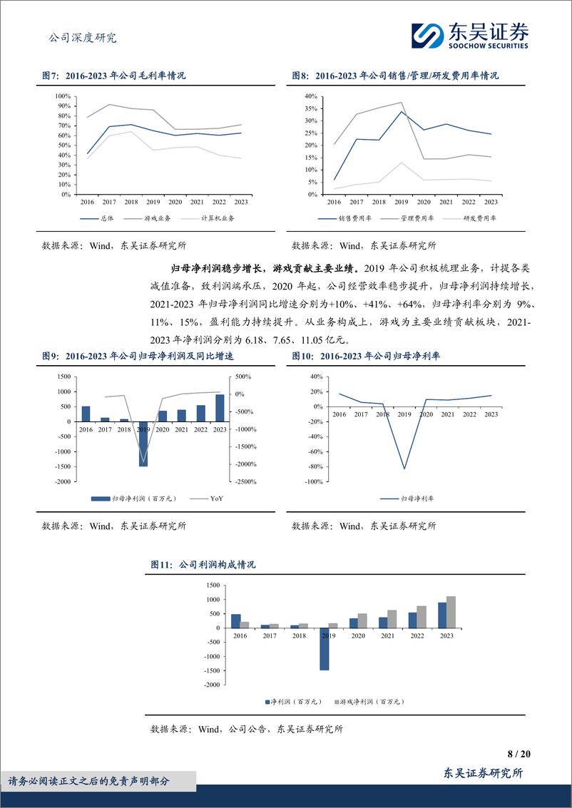 《神州泰岳(300002)SLG出海龙头流水攀升，计算机业务AI拓增量-240701-东吴证券-20页》 - 第8页预览图