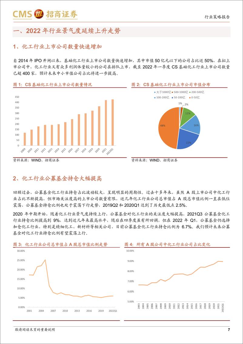 《基础化工行业2022年中期投资策略：大宗成本压力有望缓解，关注低估值高成长细分龙头-20220627-招商证券-30页》 - 第8页预览图