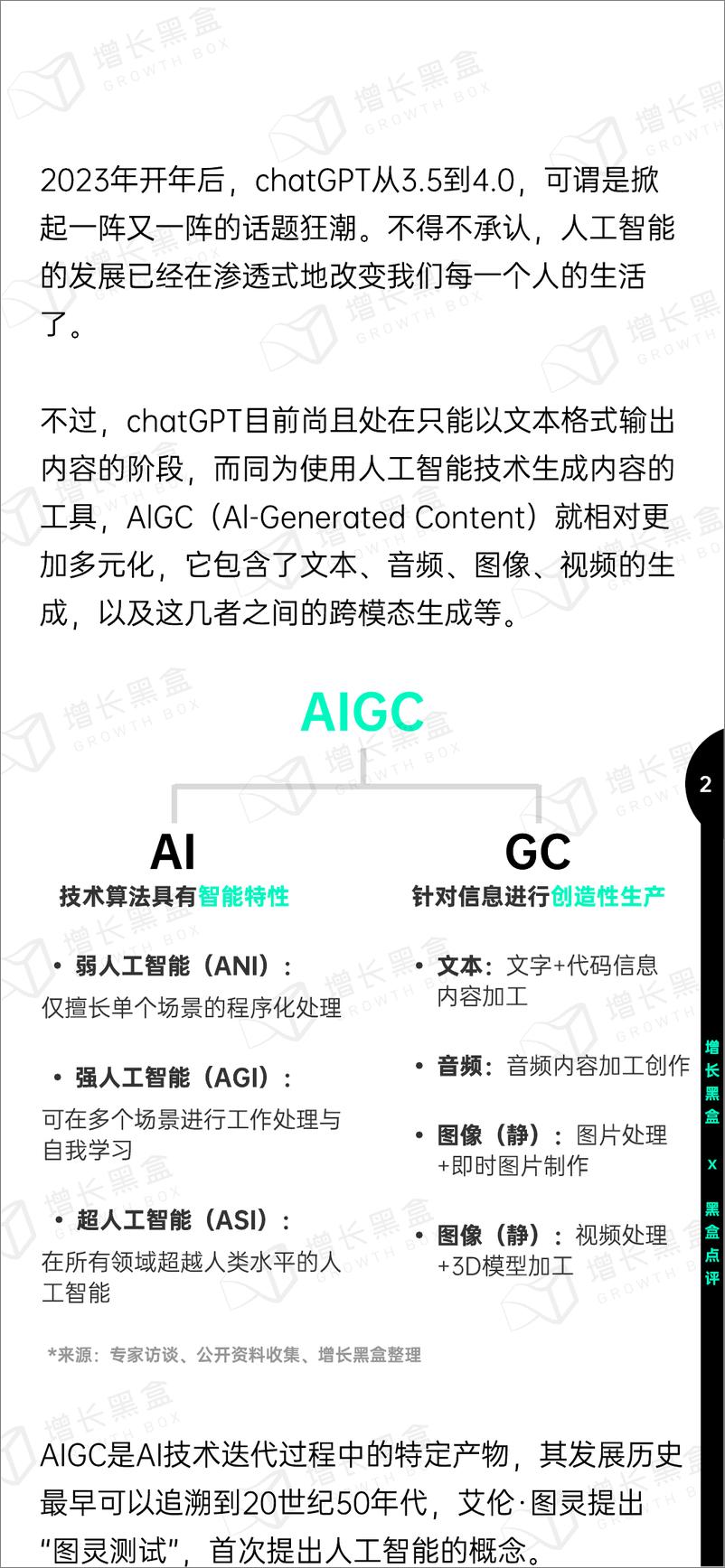 《20230417-增长黑盒-通信行业：2023中国AIGC应用研究报告》 - 第4页预览图