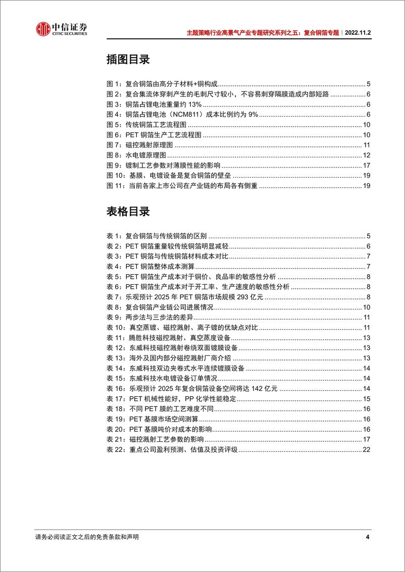 《复合铜箔行业高景气产业专题研究系列之五：复合铜箔专题，产业化进程显著加速，替代传统铜箔空间广阔-20221102-中信证券-24页》 - 第5页预览图