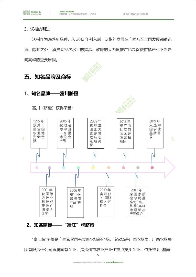 《农小蜂-中国柑橘十大产区系列研究简报（一）-广西》 - 第8页预览图