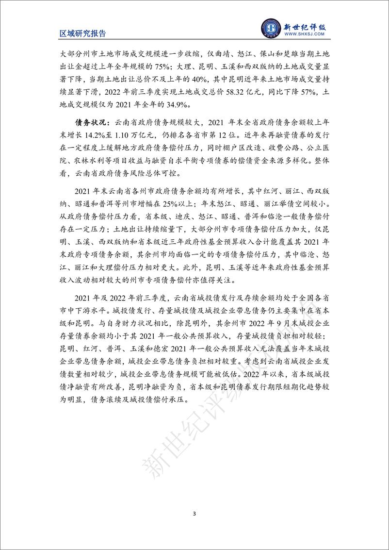 《新世纪评级-云南省及下辖各州市经济财政实力与债务研究（2022）-28页》 - 第4页预览图